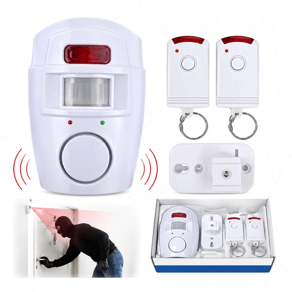 Alarma Infrarroja con Control Remoto, Incluye 2 Controles