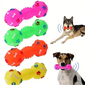 Juguete Sonajero de Vinilo para Perros, Mordedor, 13cm