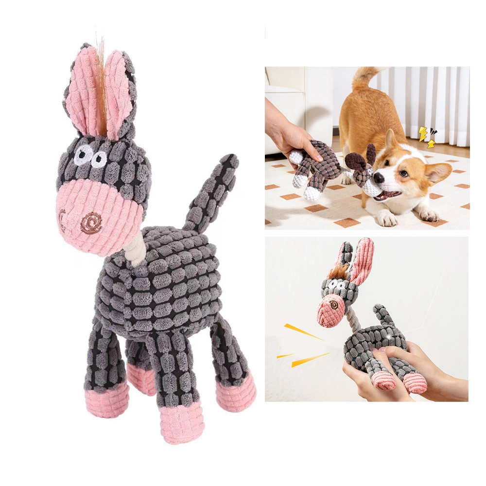 Peluche Sonajero Resistente para Perros, 27×8cm