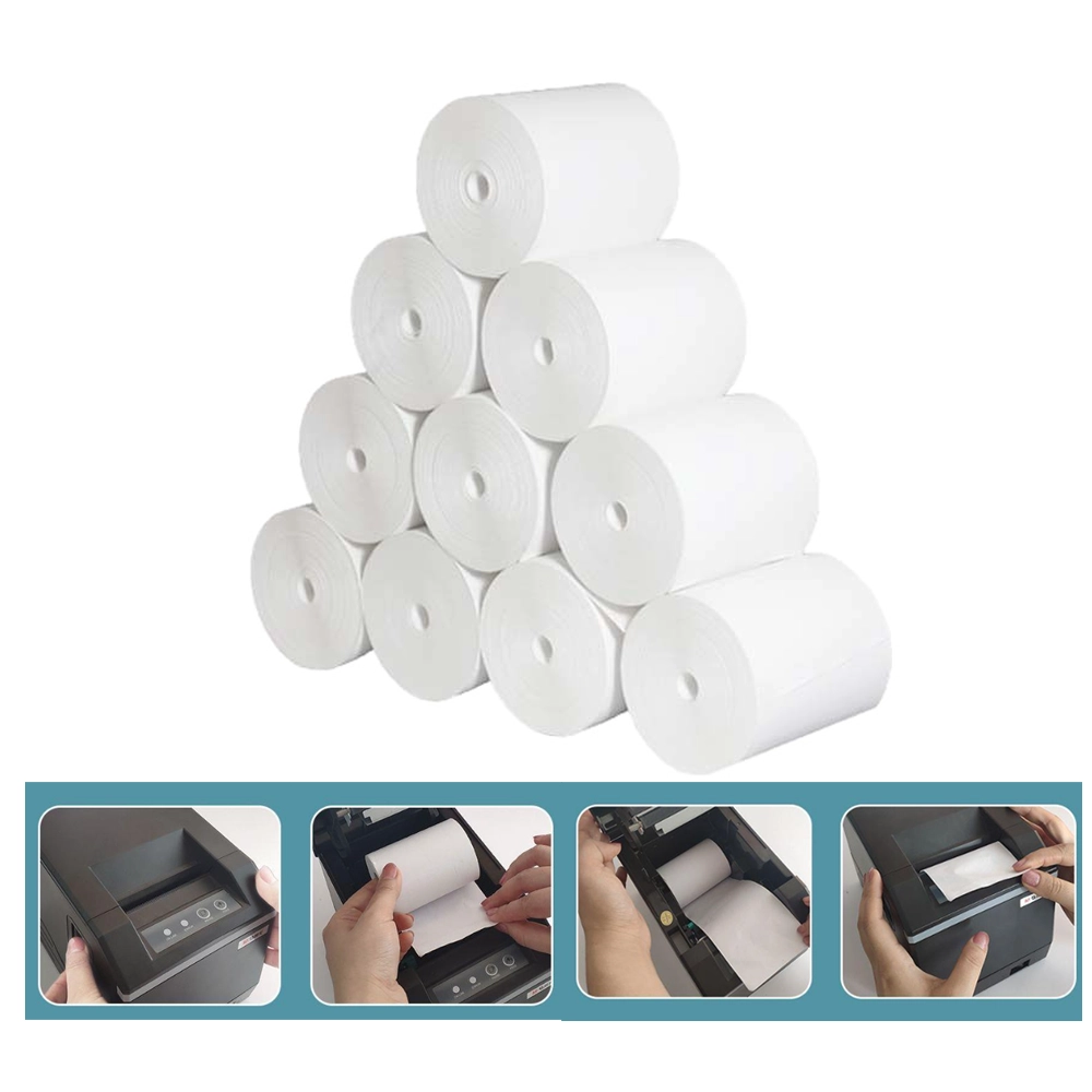 Rollos de Papel Térmico para Caja Registradora, 80×80