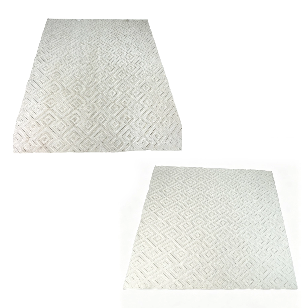 Alfombra de Peluche 3D para Sala, 1.2×1.8m