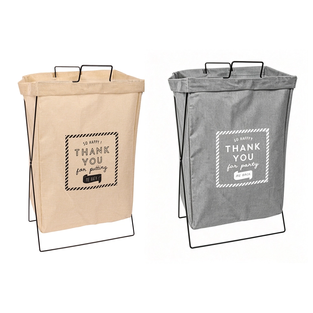 Cesto Plegable para Ropa Sucia de Tela No Tejida, 35×26×65cm