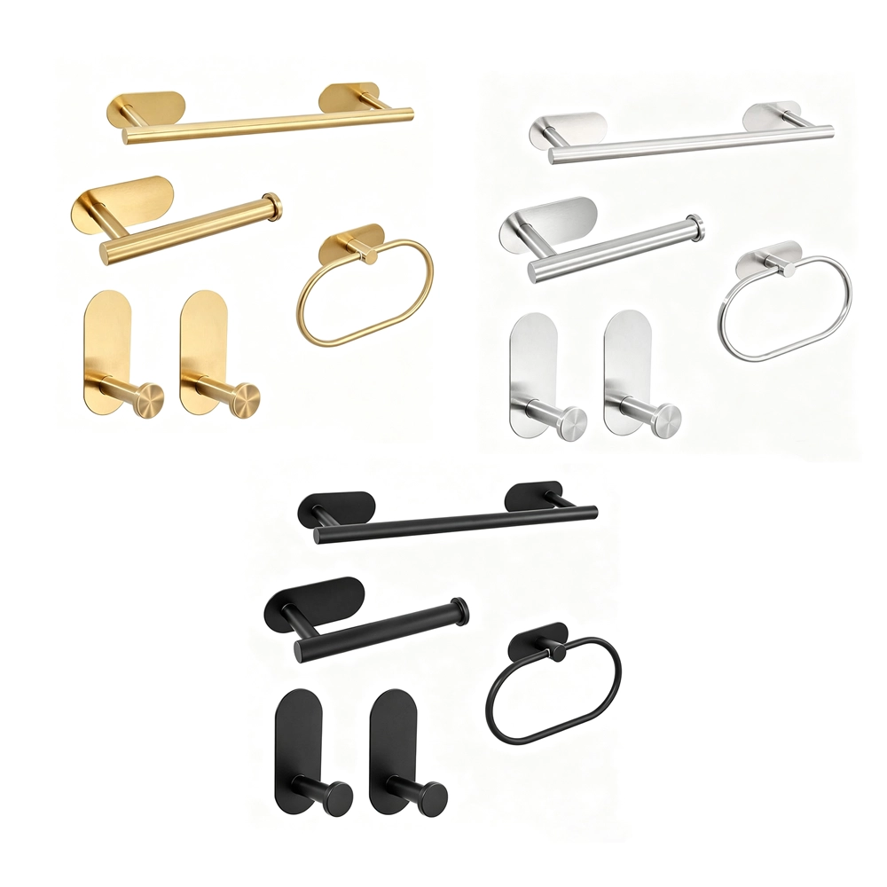 Set de Accesorios de Acero Inoxidable para Baño, 5 Piezas