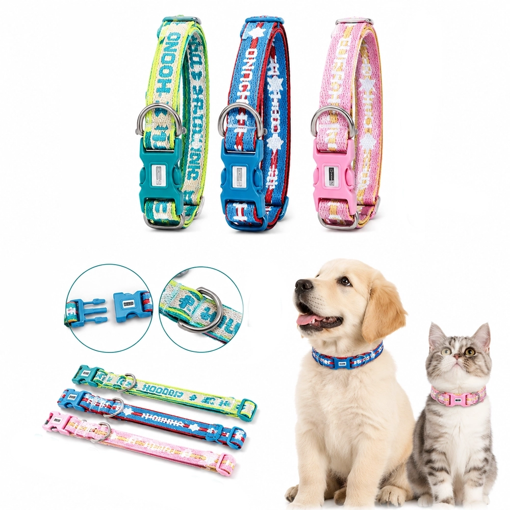 Collar para Perros de Neopreno con Diseños de Animales, 2.5cm