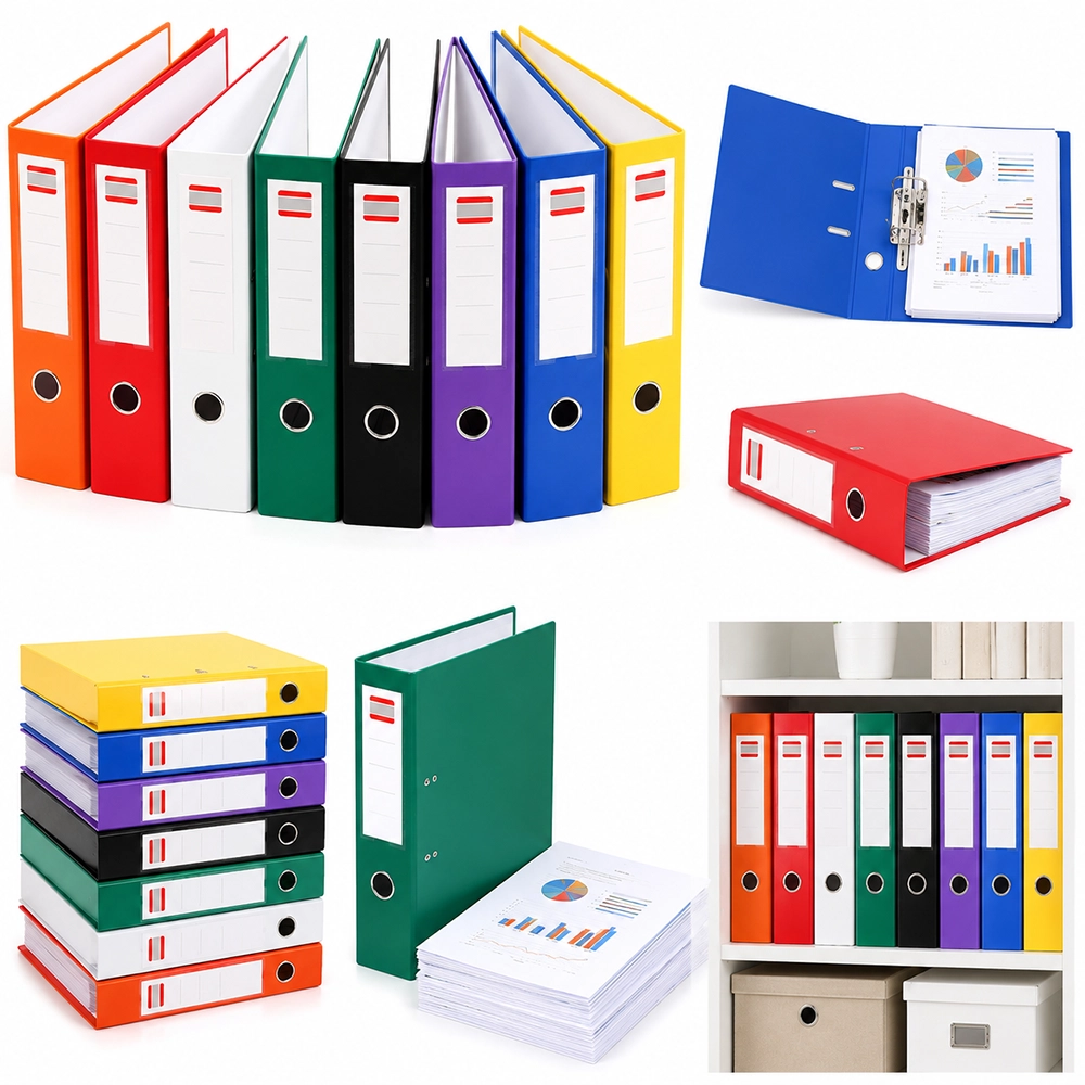 Archivador de Palanca A4, Colores Surtidos, 31.5×28.5cm