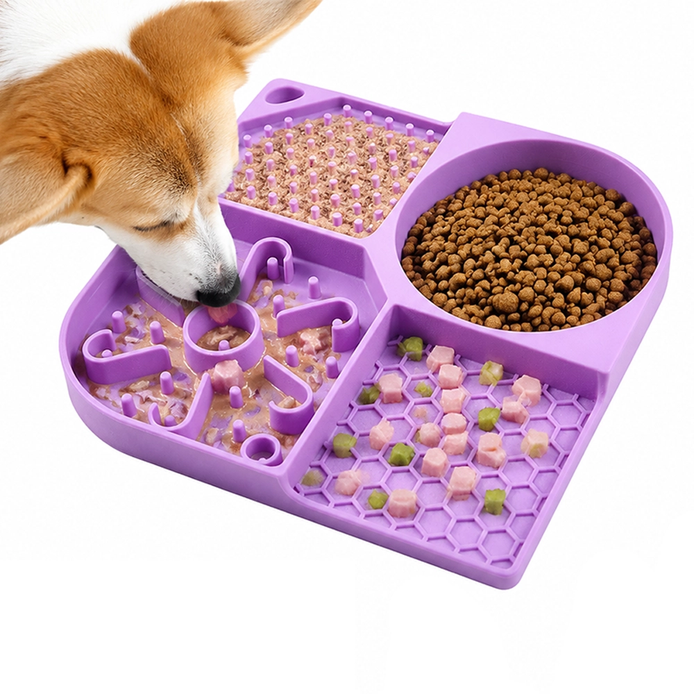 Alfombrilla de Alimentación Lenta para Perro Silicona 21cm image 1