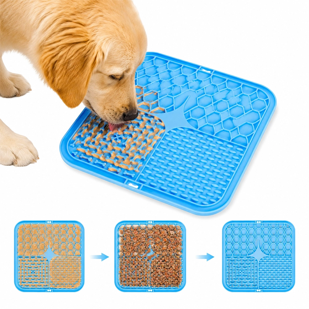 Alfombrilla de Lamido para Perro Silicona con Ventosa 20cm