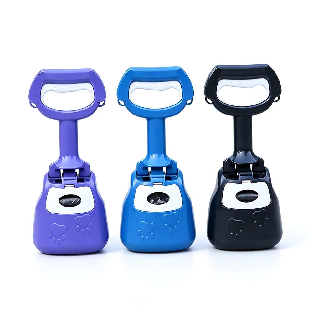 Recogedor de Heces Portátil para Perro Plástico con Pinza y Bolsas