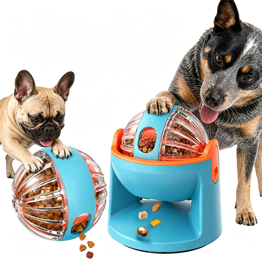 Juguete Dispensador de Comida para Perro PP+PC con Ventosa