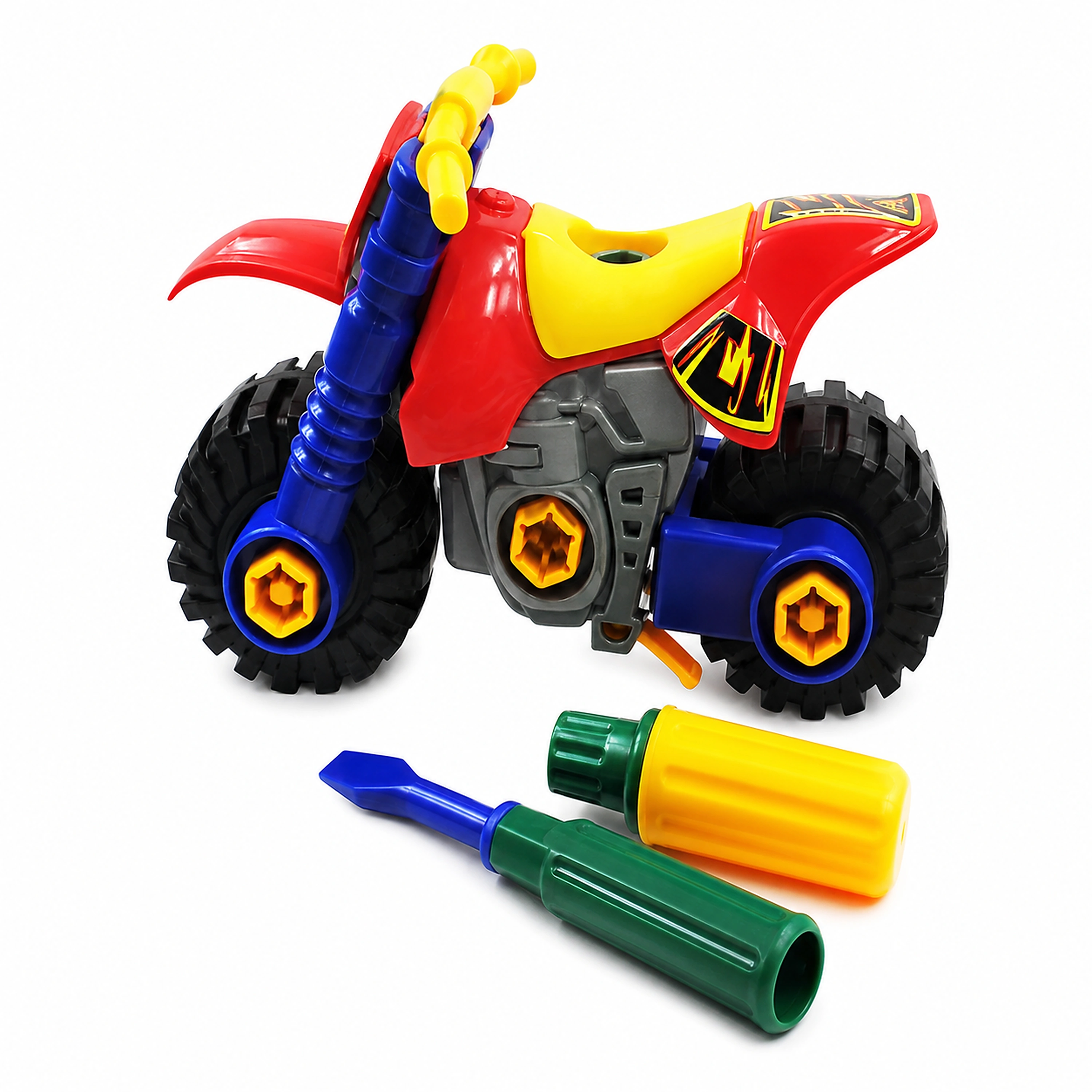 Motocicleta Desmontable de Plástico para Niños 20x6x14cm