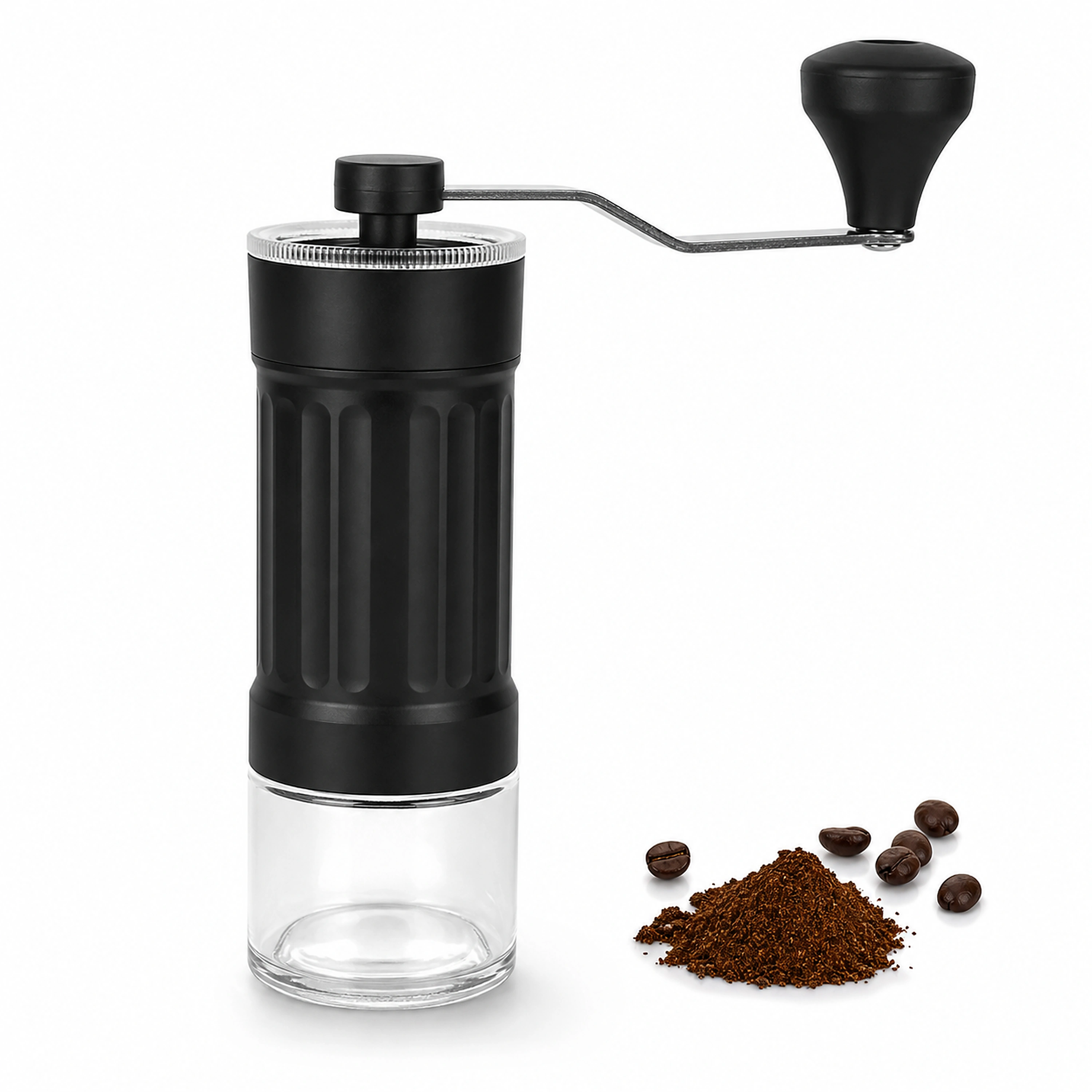Molinillo Manual de Café, Molido Ajustable, Portátil