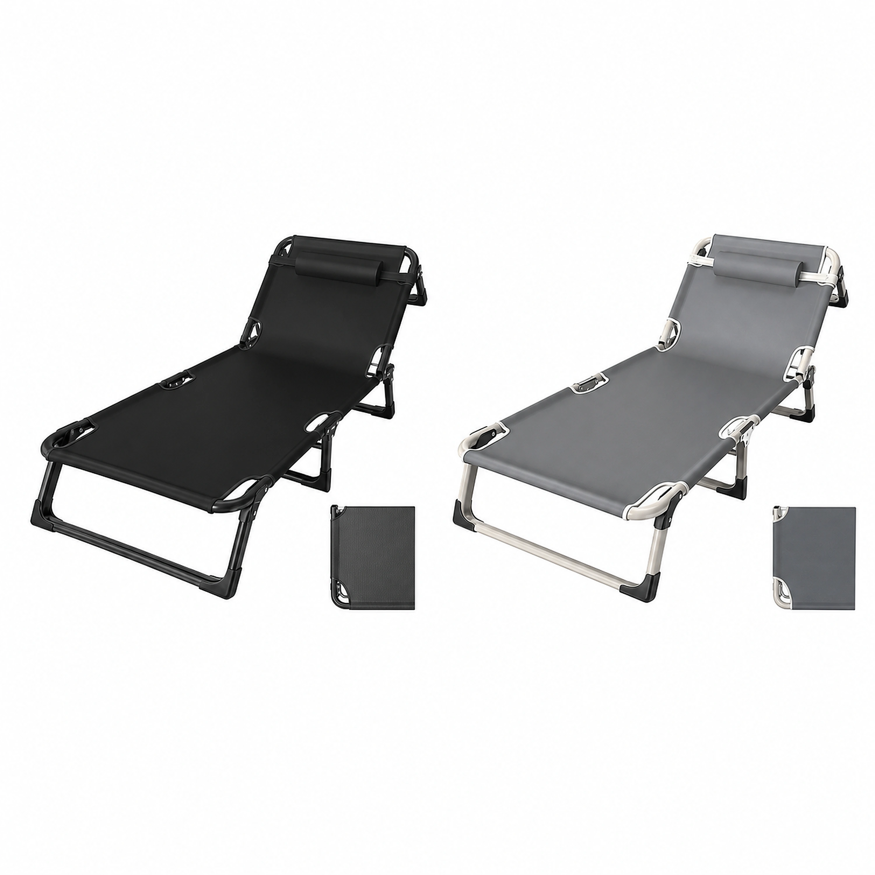 Cama Plegable de Tela Oxford para Oficina y Descanso, 190 × 68 × 28 cm image 2