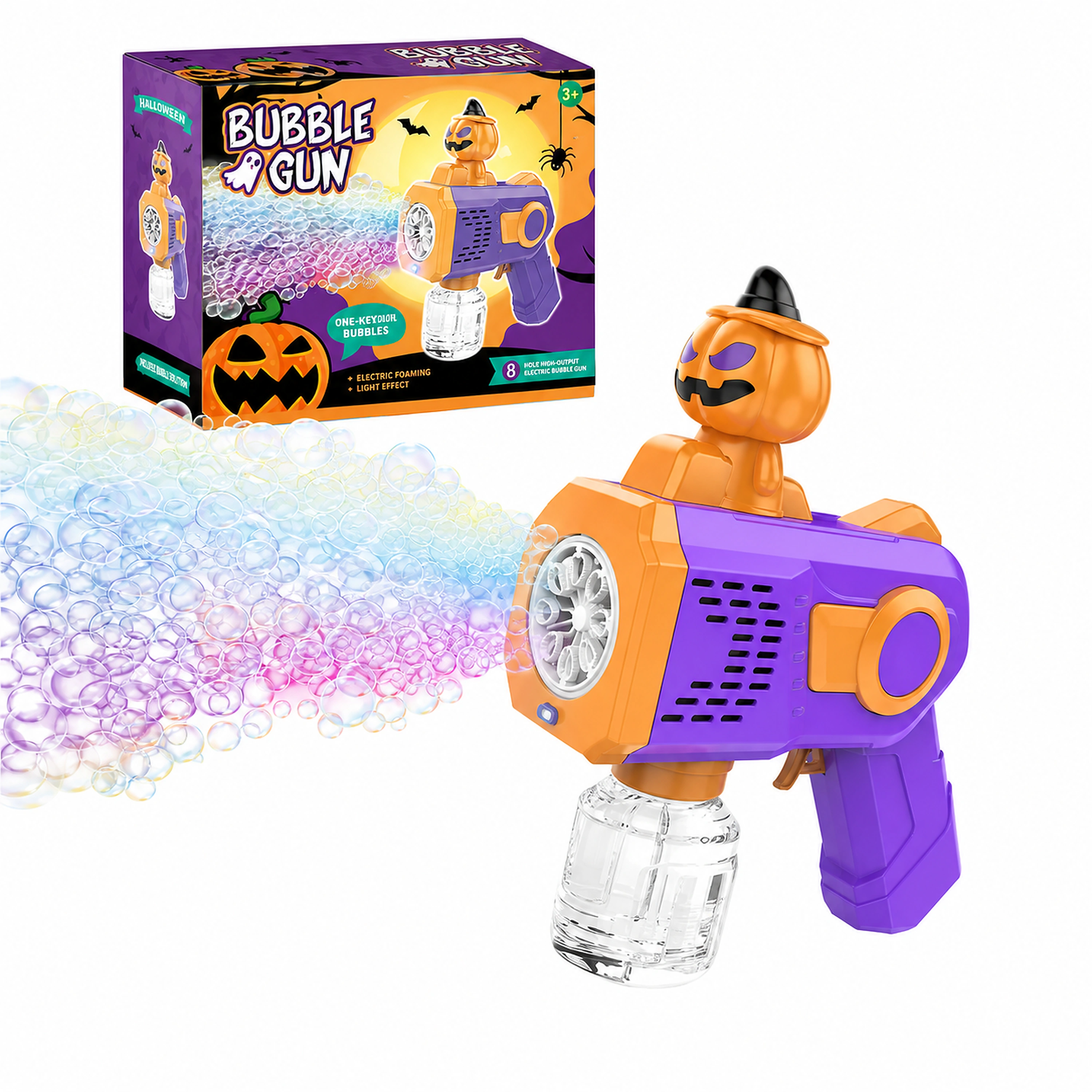 Pistola de Burbujas de Plástico para Niños Navidad image 1