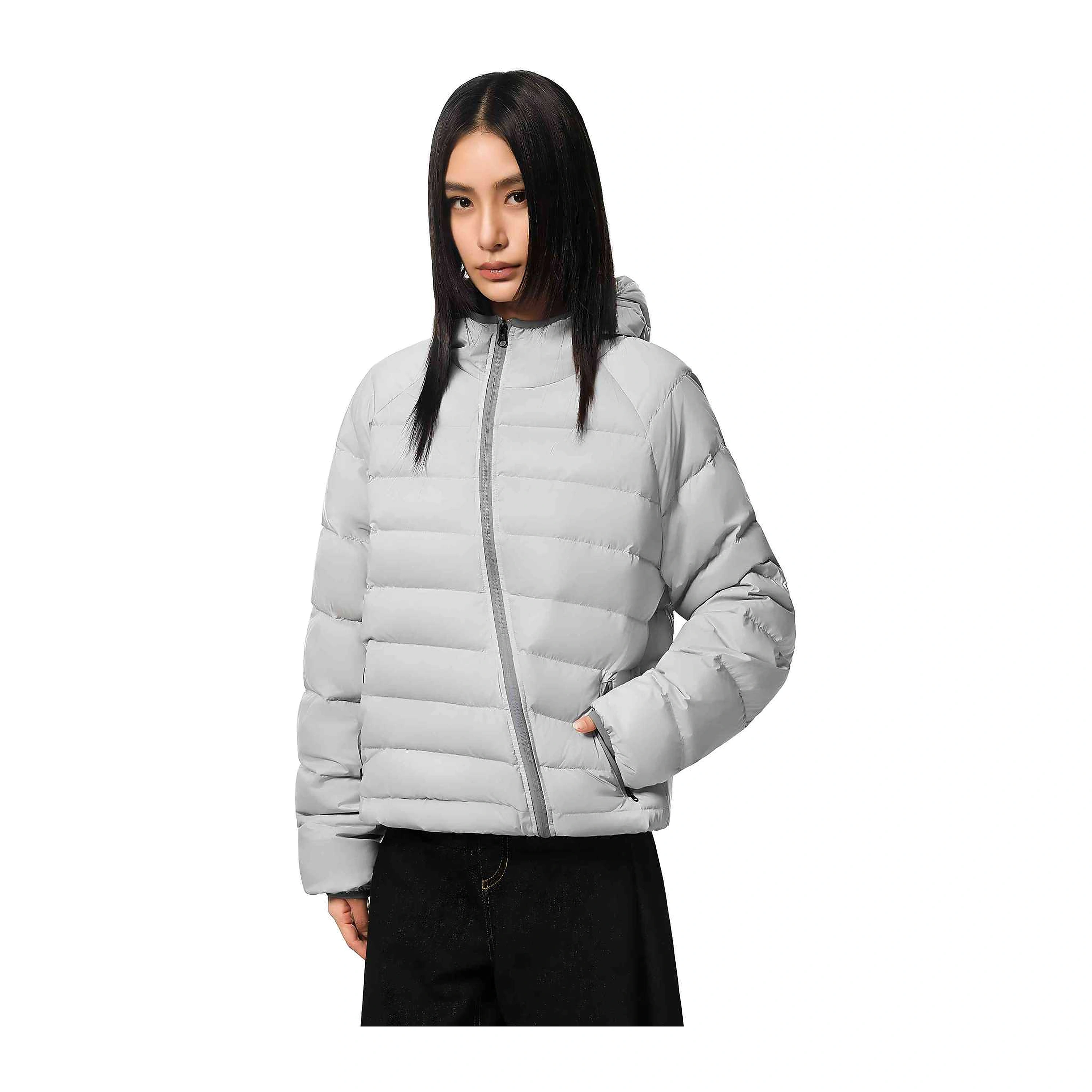 Chaqueta acolchada mujer, chunyafang 400T, cierre diagonal, holgada, termica image 1