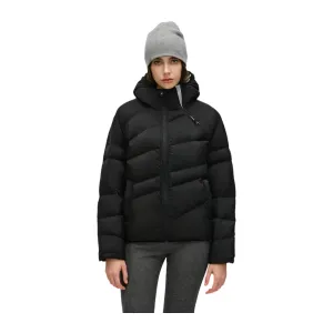 Chaqueta acolchada mujer, chunyafang 400T, con capucha, tipo puffer, holgada, talla grande