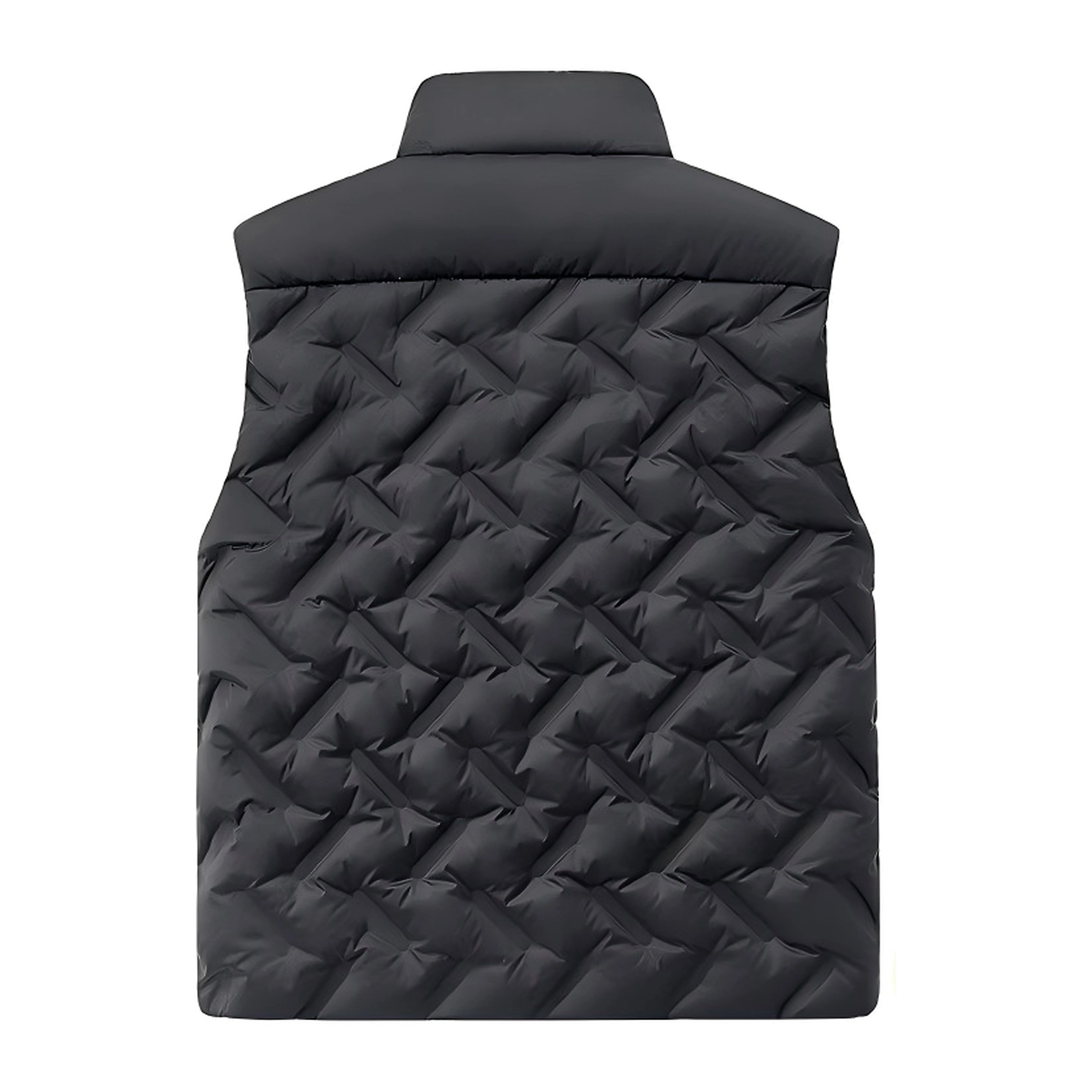 Chaleco acolchado unisex, chunyafang 400T, cuello alto, outdoor, cortaviento, termico image 2
