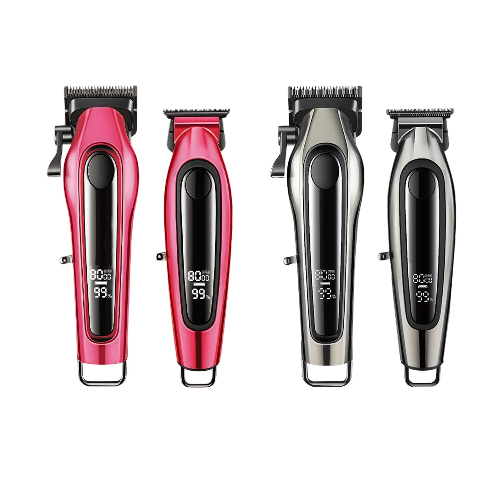 Cortadora de Cabello Profesional Kemei KM-1377 Pantalla Digital Larga Duración