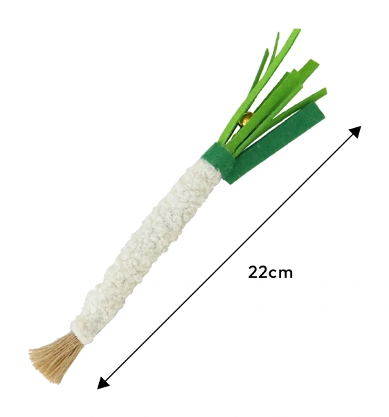Juguete Mordedor para Gato Matatabi Felpa Verdura 22cm image 2