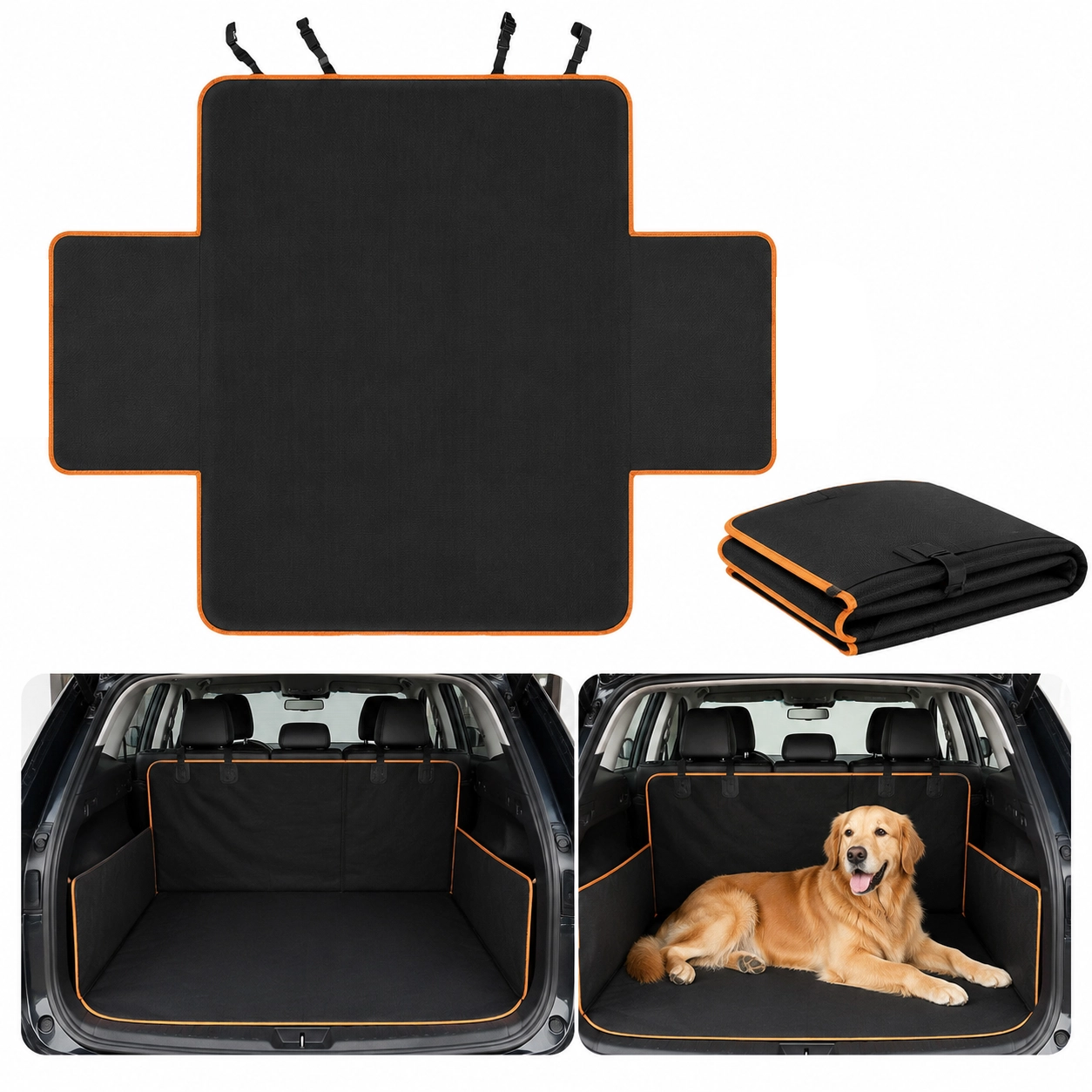 Protector de Carga para Mascotas de Poliéster para SUV