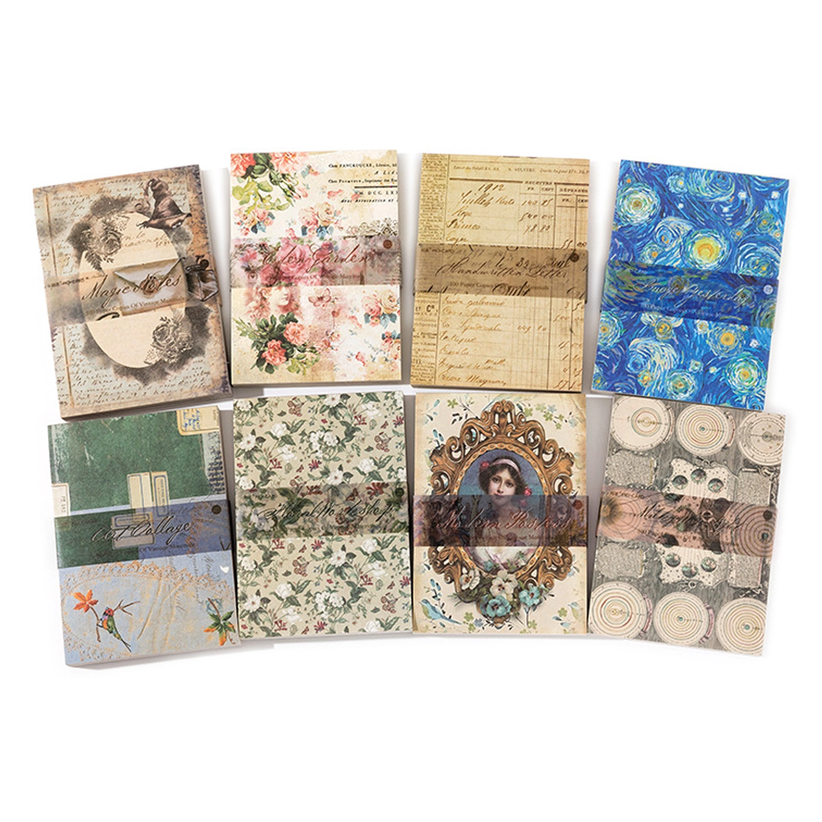 Block de Papel Decorativo Vintage para Scrapbooking y DIY image 2
