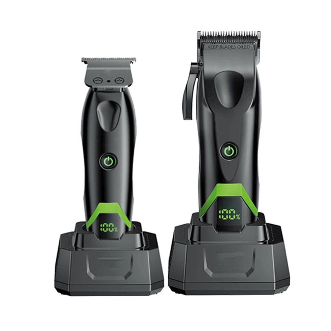 Cortadora de Cabello Profesional Kemei KM-1386 Silenciosa con Pantalla Digital