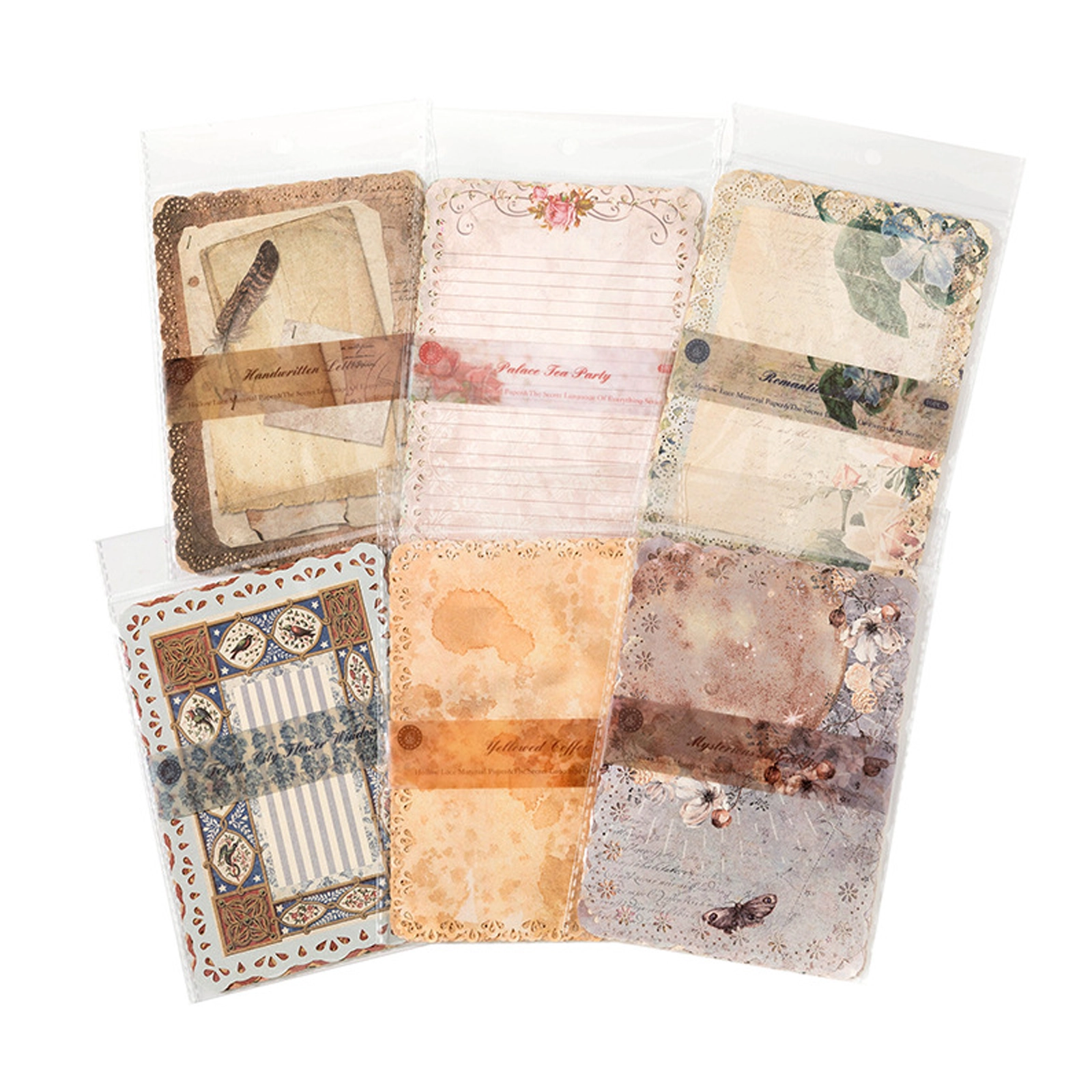 Papel Calado Vintage con Diseño Encaje para Scrapbooking image 2