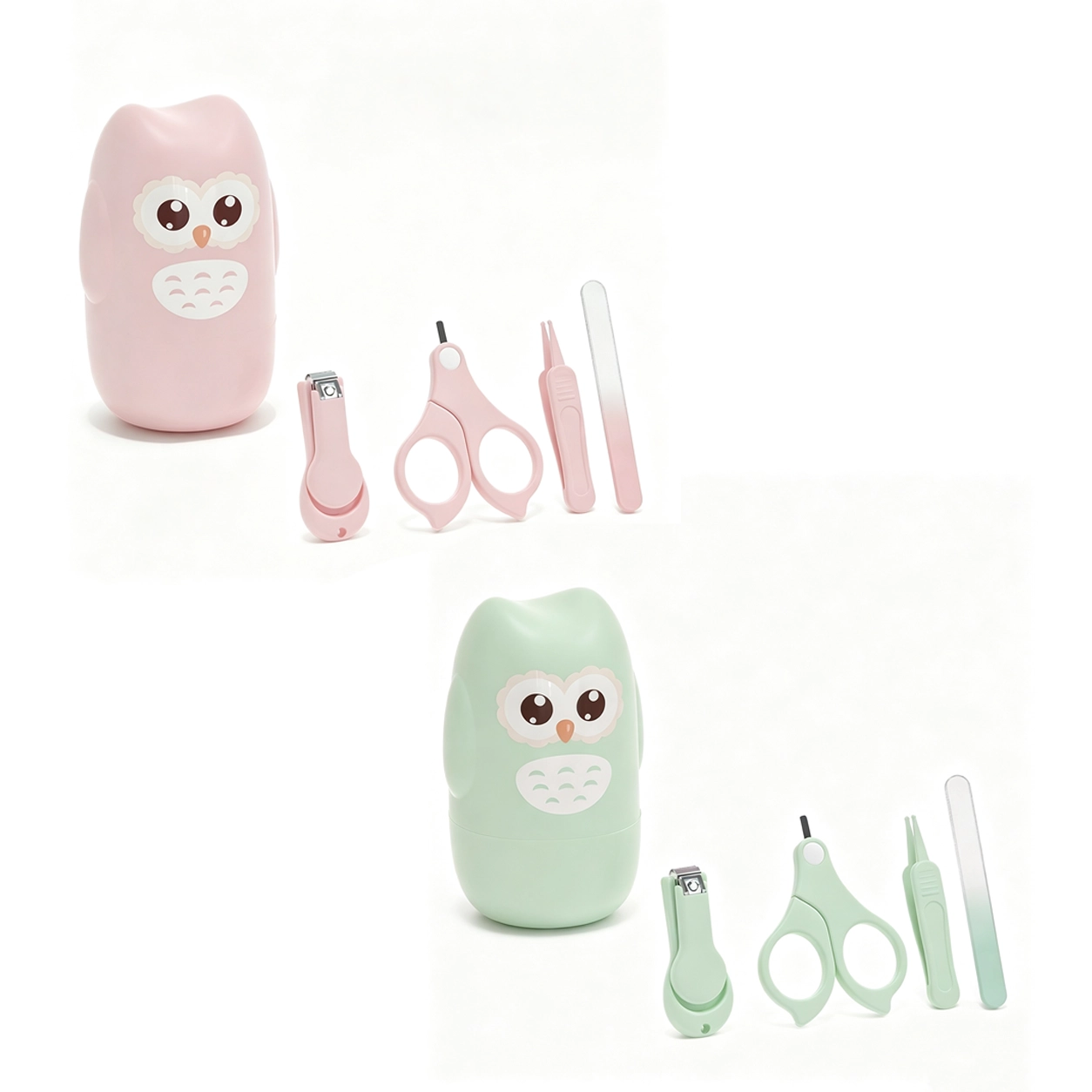 Kit de Cuidado de Uñas para Bebé Portátil de Acero Inoxidable