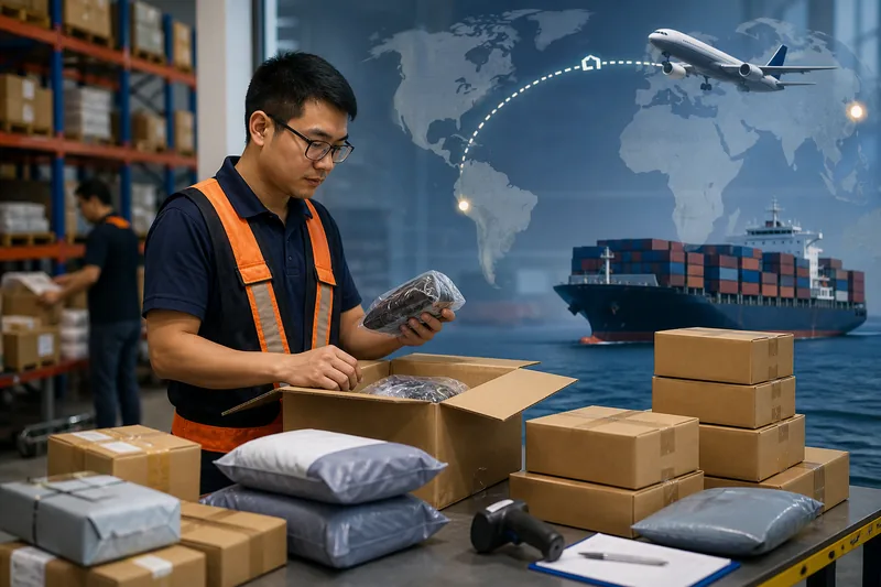 Consolidación y envío de paquetes de Taobao desde un almacén chino hacia Latinoamérica por avión y barco