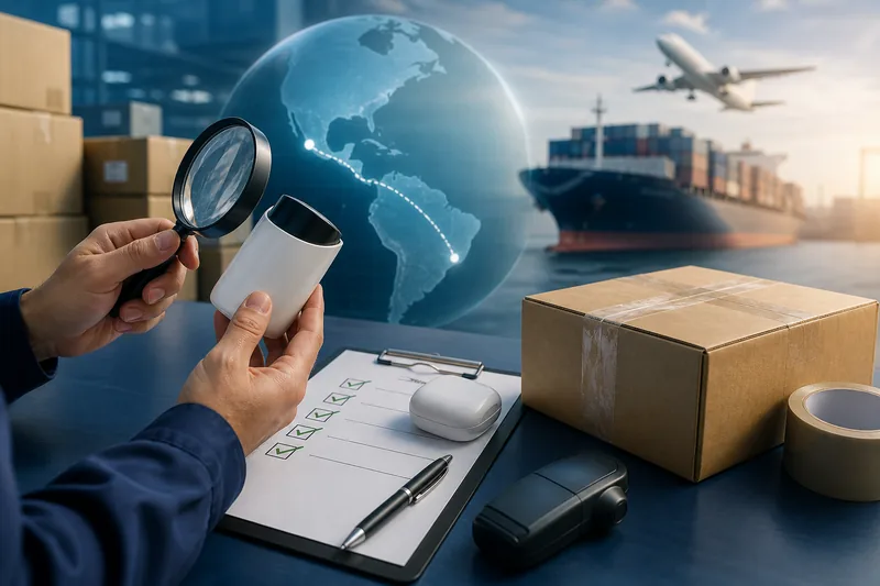 Control de calidad y envío internacional de un pedido desde China hacia Latinoamérica por avión y barco