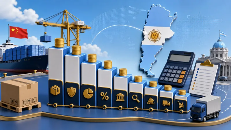Aranceles de China a Argentina 2026: cálculo y costos
