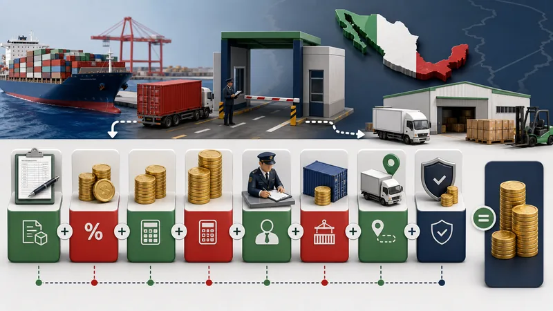 ¿Cuánto cobran de aranceles de China a México? costos y cálculo 2026